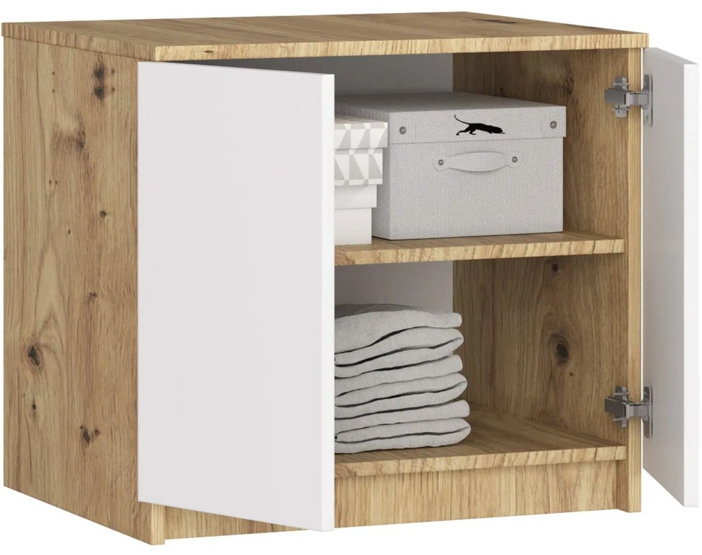 Nástavec na skříň STAR 60 cm dub artisan/bílý