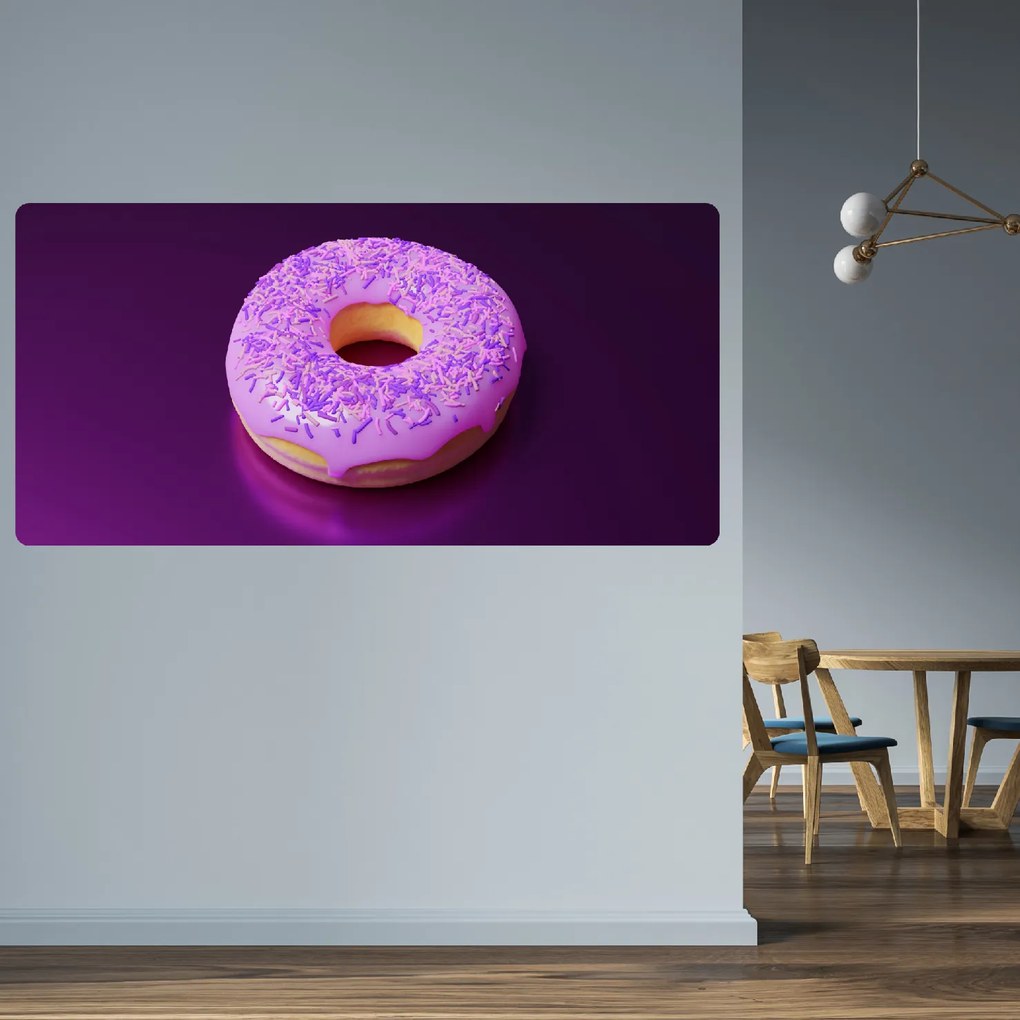PIPPER. Samolepiaca textilná tapeta - Donuts 3