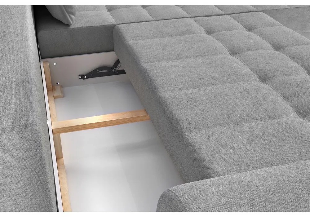 Svetlosivá rozkladacia rohová pohovka (pravý roh) Balitco – Ropez