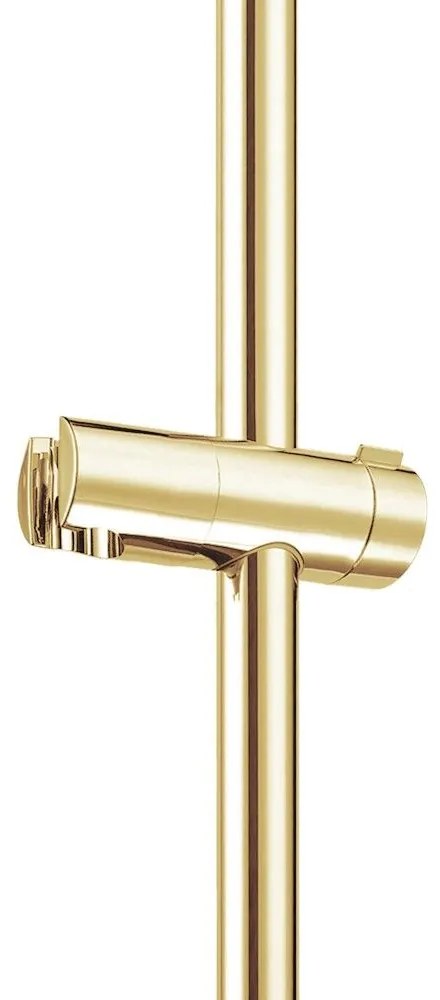 Tutumi Rea príslušenstvo, sprchový stĺp s držiakom ručnej sprchy 70cm, 322215A, zlatá, REA-P5981