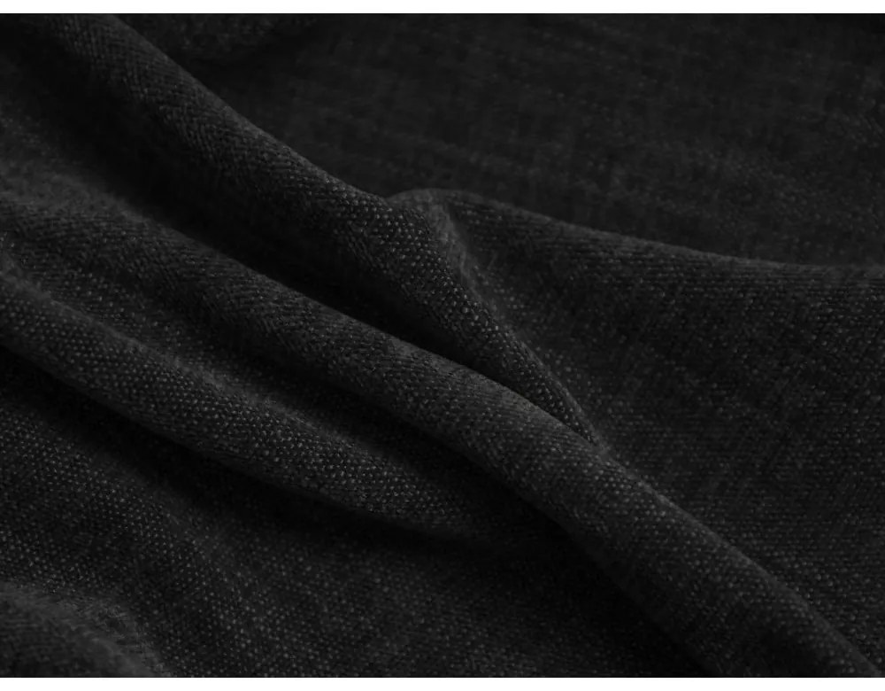 Čierny modul pohovky (stredový diel) Martina – Micadoni Home