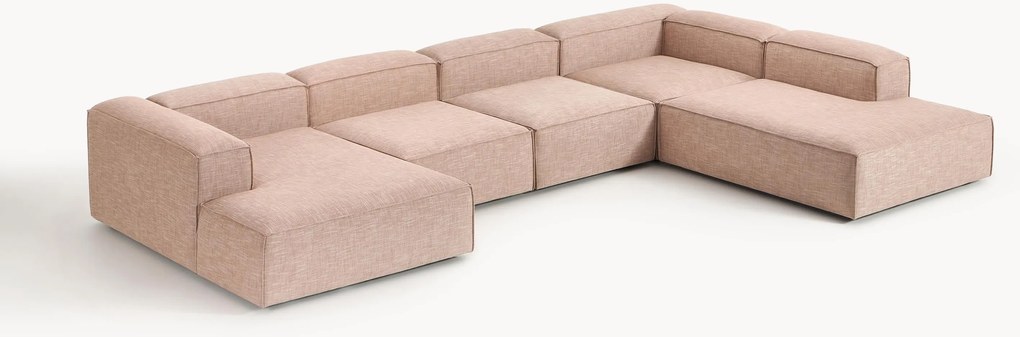 XL modulárna pohovka zo zmesi ľanu