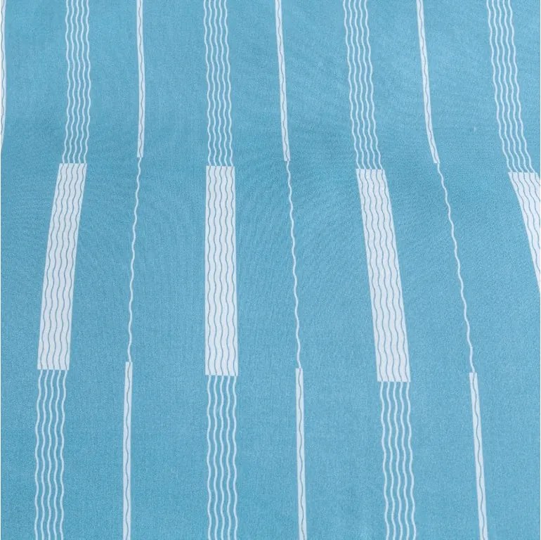 Flanelové obliečky z mikrovlákna STRIPELLE modré Rozmer obliečky: 70 x 90 cm | 140 x 220 cm