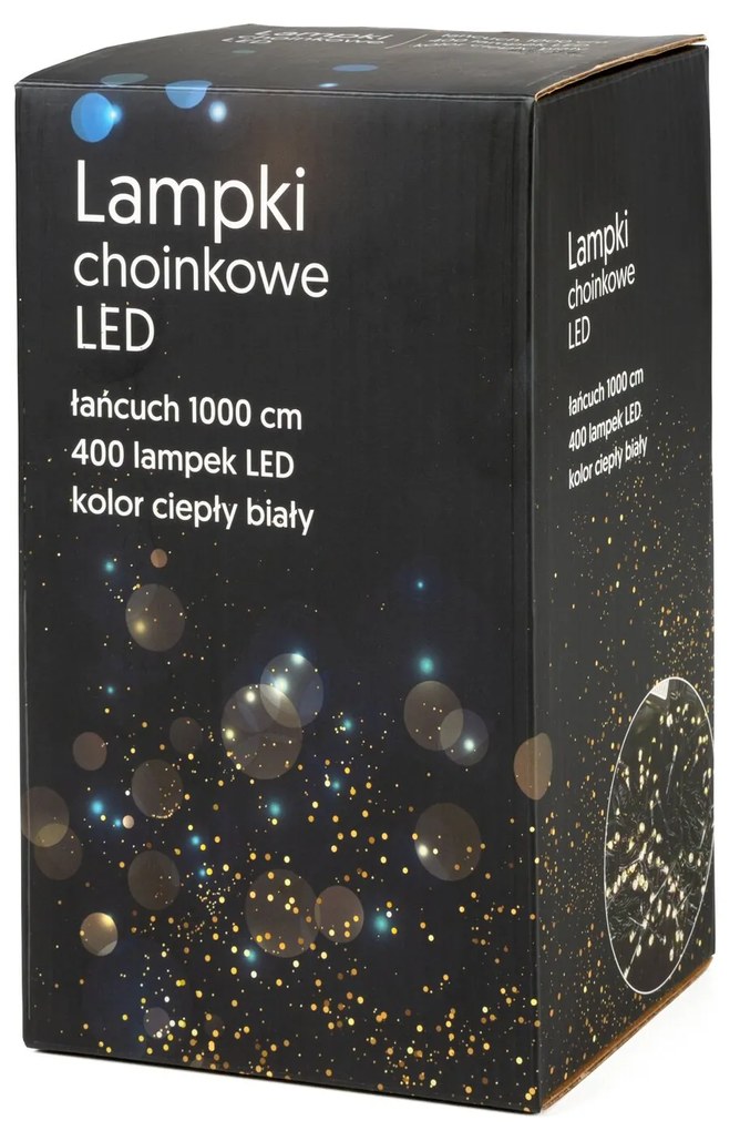 Vianočné interiérove svetielka 1000cm/400led teplá biela