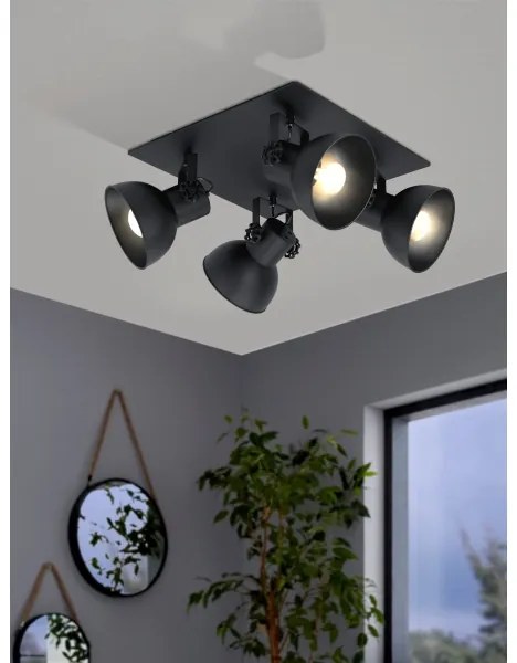 Eglo 43434 - Bodové svietidlo BARNSTAPLE 2 4xE27/40W/230V