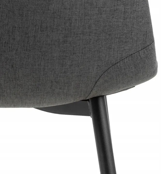 Jídelní židle Celia šedá/černá