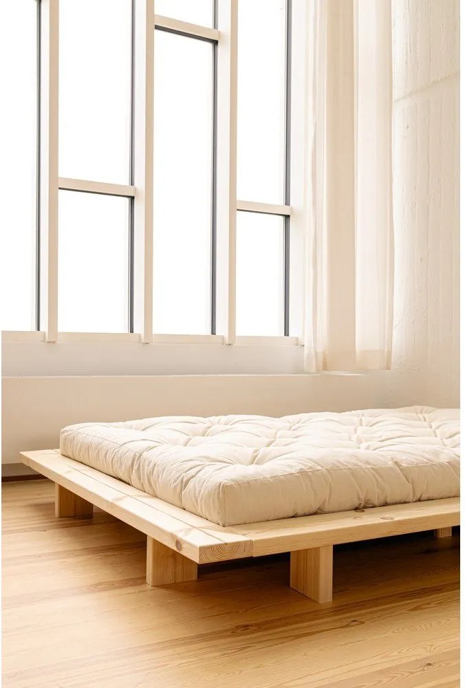 Biely extra mäkký futónový matrac 140x200 cm Double Latex – Karup Design