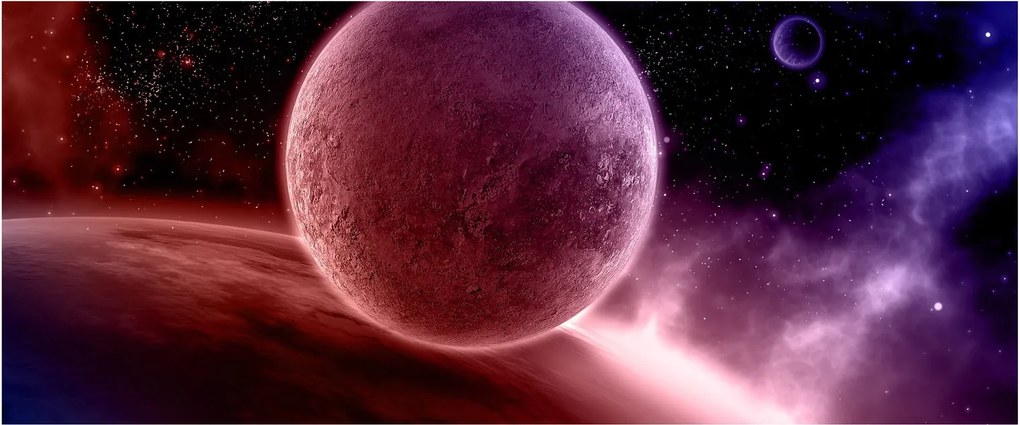 Obraz - Planéta (120x50 cm)