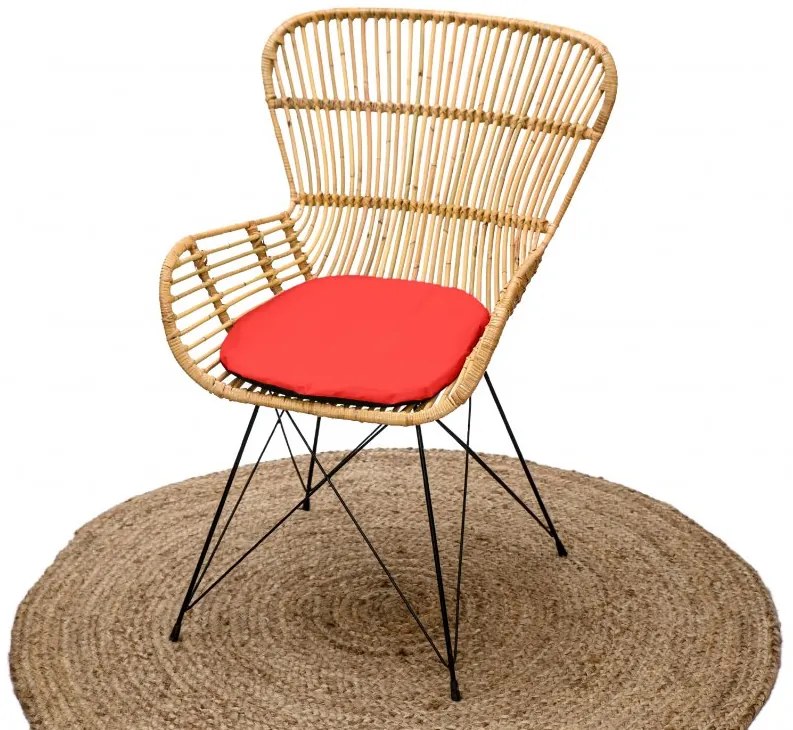 Podsedák na stoličku STANDARD červený