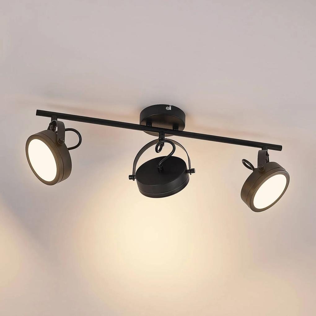 Lindby Omila stropné LED svietidlo, 3-plameňové