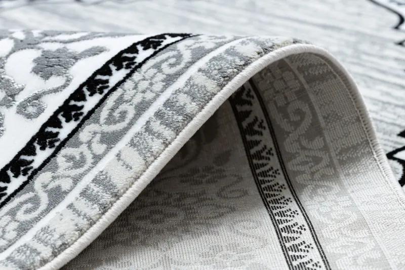 Dywany Łuszczów Kusový koberec Gloss 8490 52 Ornament ivory/grey - 160x220 cm