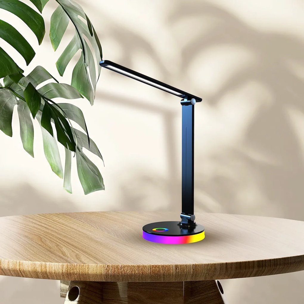 Stolná LED lampa Bruno, 1x LED 5w, 3000-6500k, b, RGB