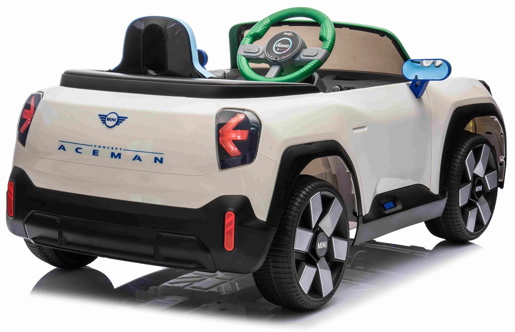 RAMIZ Elektrické autíčko Mini Concept Aceman JE1688 - biele