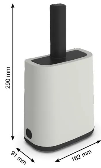 Lopatka s držiakom 9x16 cm Biala - Rotho