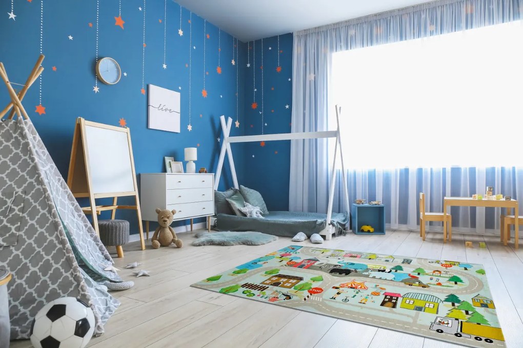 Obsession, DOPREDAJ: 160x230 cm Detský kusový koberec Torino kids 231 STREET, 160x230, viacfarebná, detská izba