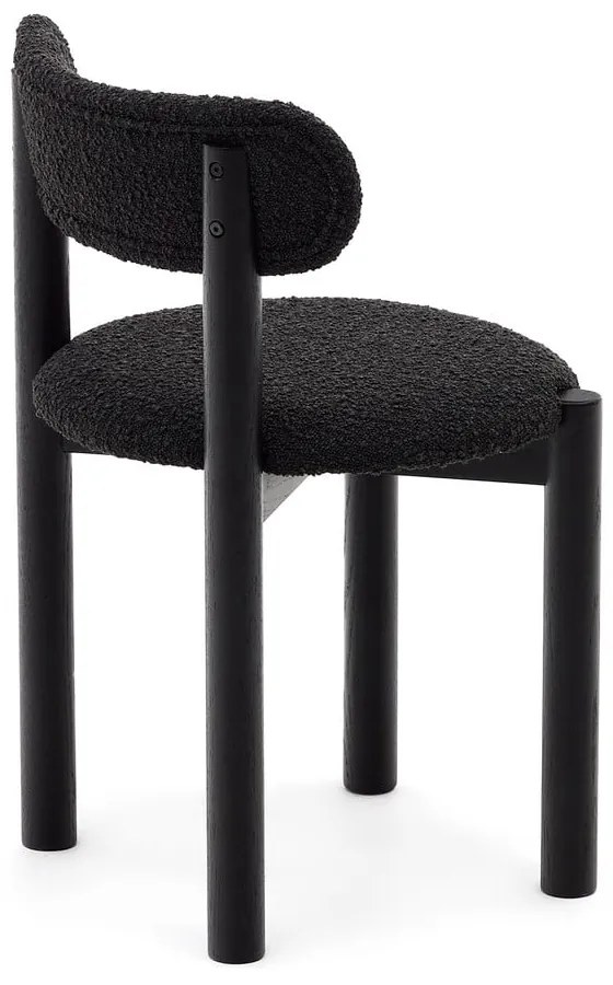 Čierne jedálenské stoličky v súprave 2 ks Nebai – Kave Home