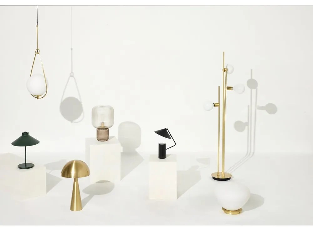 Tmavozelená stolová lampa (výška 38 cm) Shape – Hübsch