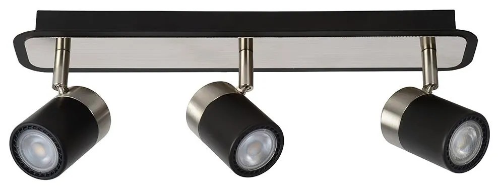 Lucide 26957/15/30 - LED Bodové svietidlo LENNERT 3xGU10/5W/230V čierny