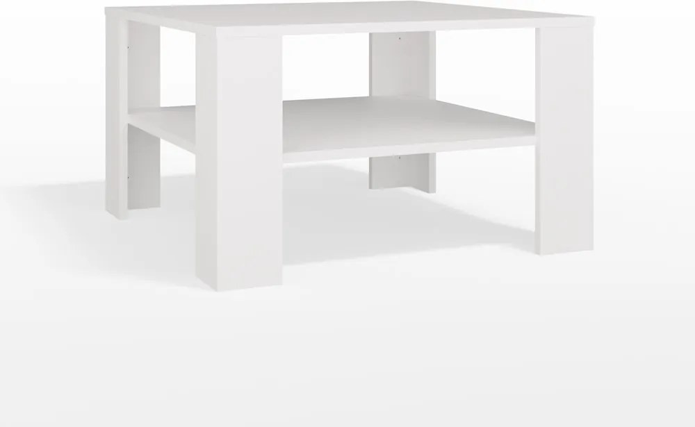 Konferenčný stolík Square 68 cm biely