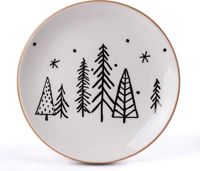 Keramický tanier STROMČEKY 24 cm