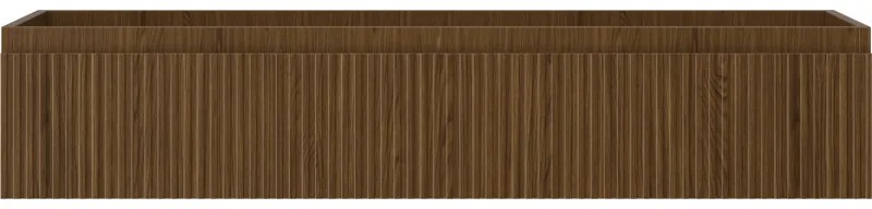 Mexen Rivel, kúpeľňová skrinka pod umývadlo 120 cm, 1 zásuvka, drážkovaná, orech, 91A20-12023-1-BF86