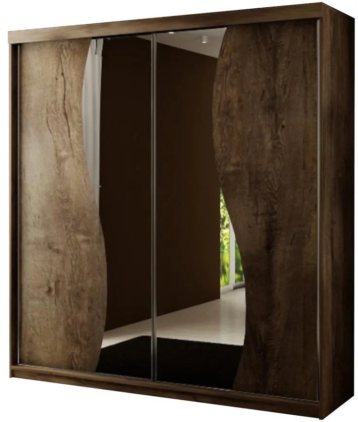 Skriňa Top 8 200 Tmavý jaseň