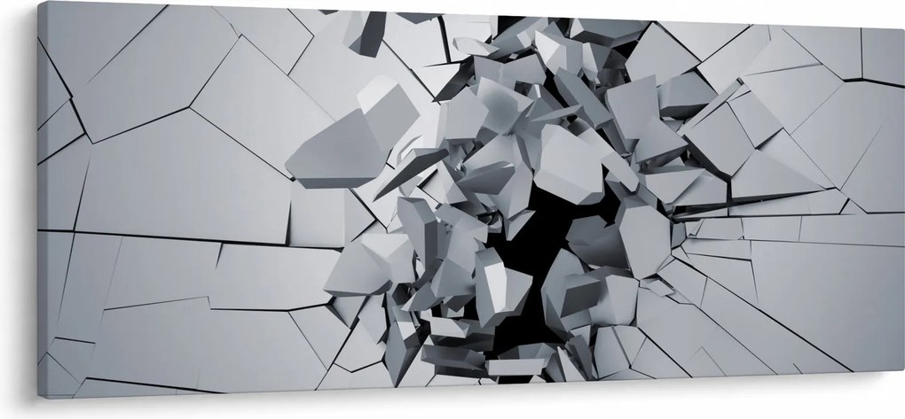 Obraz abstrakcie 3D (120x50 cm)