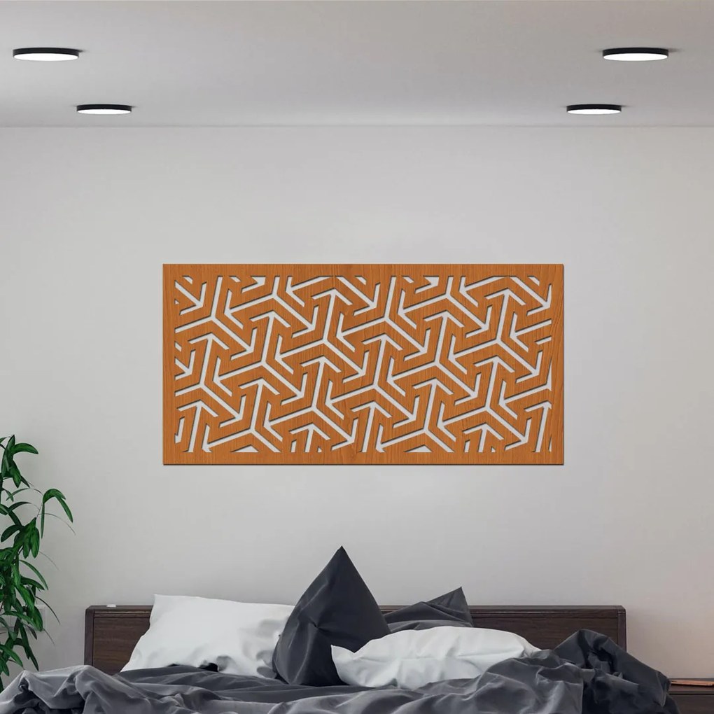 drevo zivota Drevený dekoračný panel na stenu FLAKES Farebný vzor: Orech, Rozmery (cm): 40x80