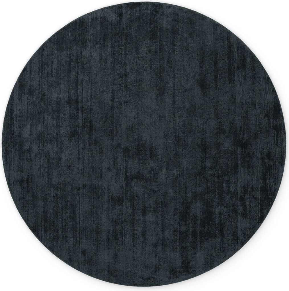 Vikosa, Kusový koberec Vikosa Noemi 106299 Black kruh, 200x200 (priemer) kruh, čierna, detská izba