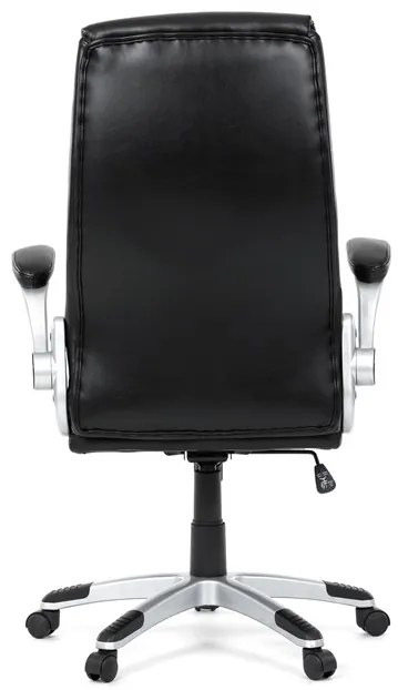 Autronic BONTEC Kancelárske kreslo, hojdací mechanizmus, čierna ekokoža, KA-F1218 BK Farba: Šedá