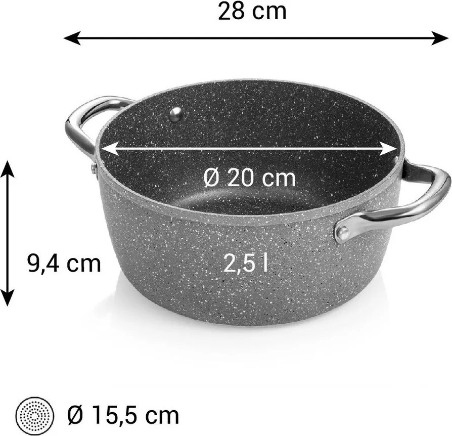 Hliníkový hrniec na indukciu 2,5 l i-Premium – Tescoma