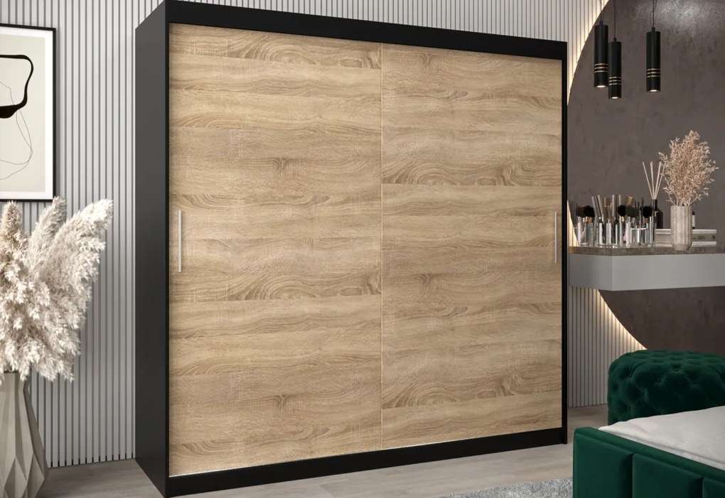 Posuvná skriňa MORI 150, 150x200x62, biela