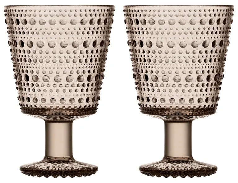 Poháre Kastehelmi 0,26l, 2ks, ľanové