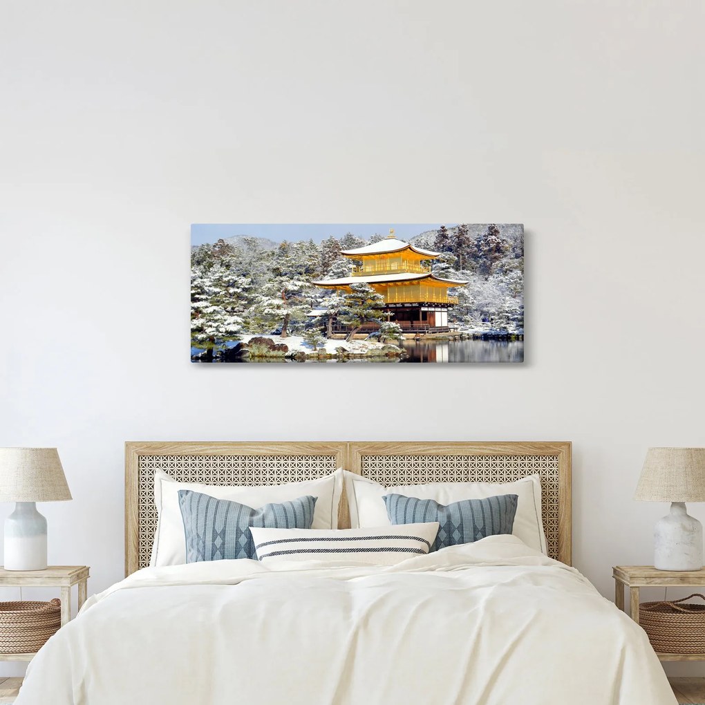 Obraz - Kinkakudži, Japonsko (120x50 cm)