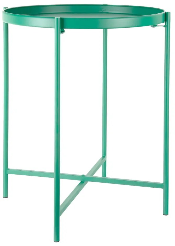 Kovový okrúhly odkladací stolík ø 40 cm Meseta – Leitmotiv