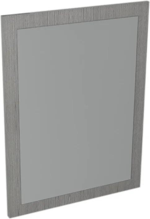 Nirox NX608-1111 zrkadlo v ráme 60x80x2,8 cm, dub strieborný