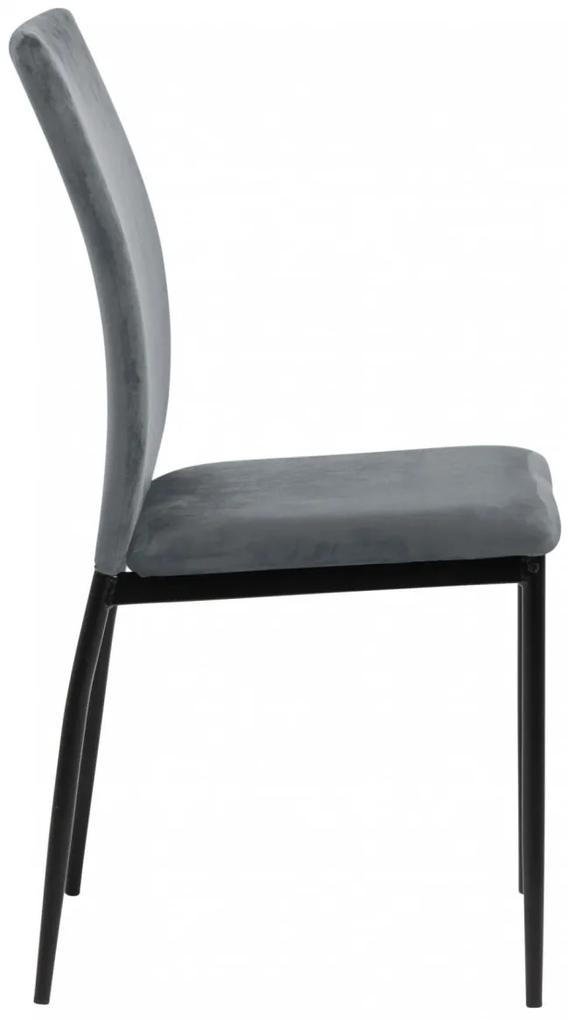 Jedálenská stolička Demina sivá