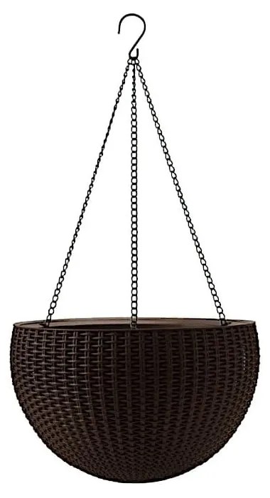 Plastový závesný a nástenný kvetináč ø 35 cm Hangingsphere – Keter