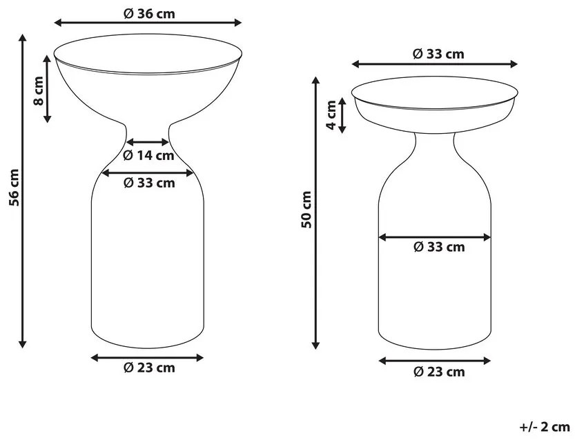 Set 2 ks príručných stolíkov Costa (zelená). Vlastná spoľahlivá doprava až k Vám domov. 1078494