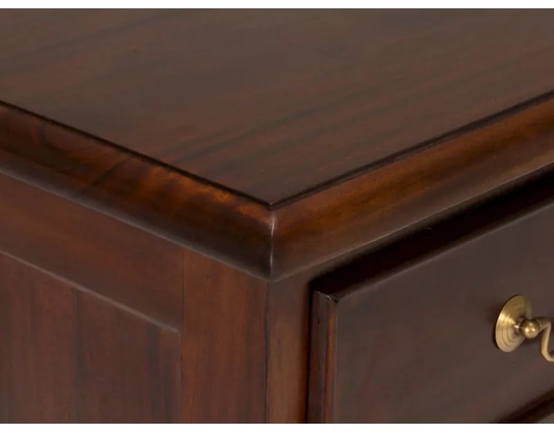 furniture-nabytek.cz - Masívny príborník Cambridge I z mahagónu, lakovaný, hnedý