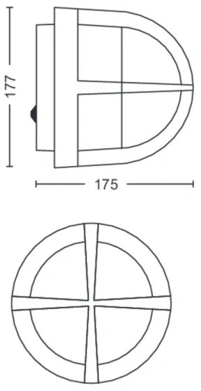Philips 17380/30/PN - Vonkajšie nástenné svietidlo MYGARDEN ASTILBE 1xE27/42W/230V