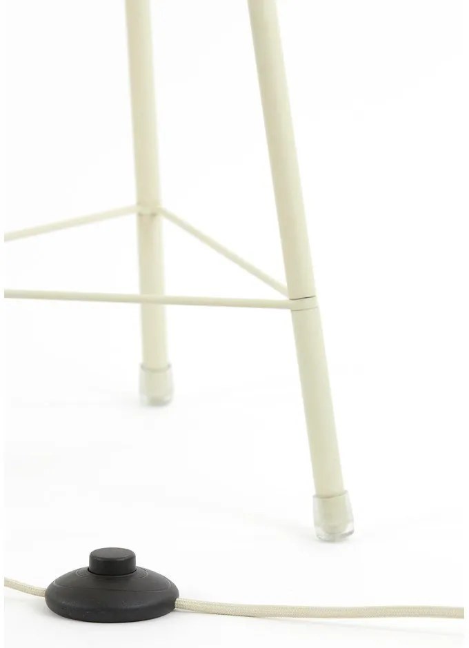 Béžová stojacia lampa (výška 132 cm) Plumeria - Light &amp; Living