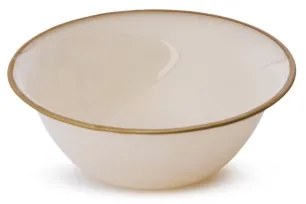 18-dielna jedálenská súprava, béžová/zlatá, porcelán