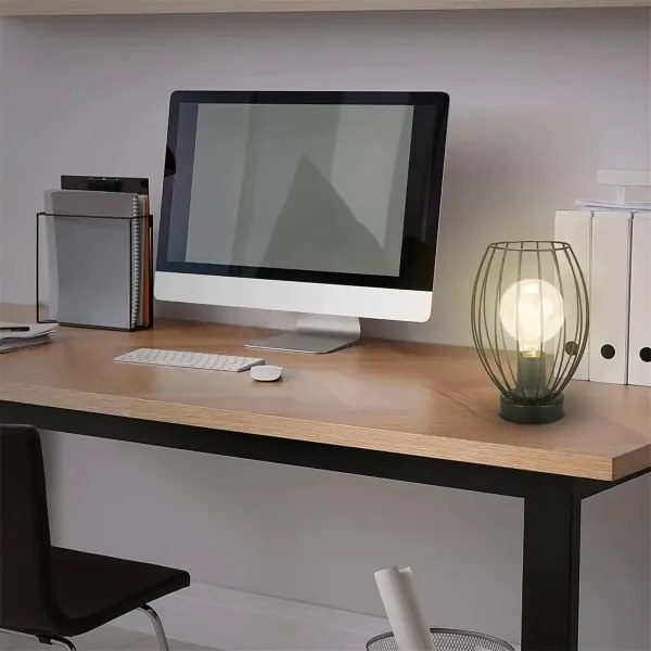 Stolná lampa 1xE27/25W/230V čierna