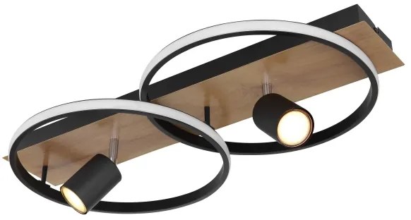 Globo 67309-36 - LED Stropné svietidlo DANNY 2xLED/18W/230V + 2xGU10/35W/230V