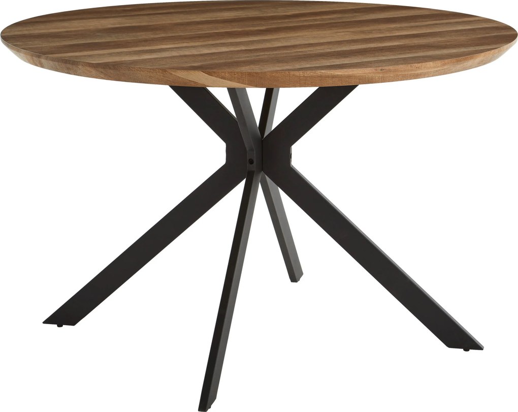 XXXLutz JEDÁLENSKÝ STÔL, čierna, farba duba, 120/120/76 cm MID.YOU - Stoly - 000055010201