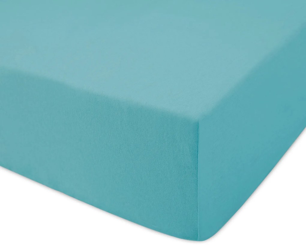 DETSKÉ JERSEY PRESTIERADLO 010 60X120 CM TYRKYSOVÉ