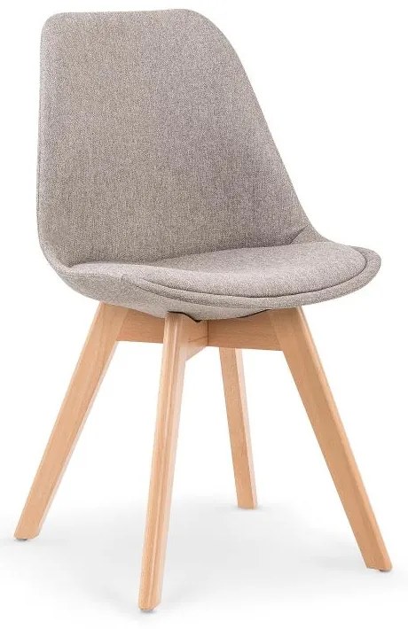 Jedálenská stolička Erich, sivá / buk