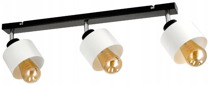 BERGE LED závesná lampa Beam - 3xE27 - CUBE WHITE