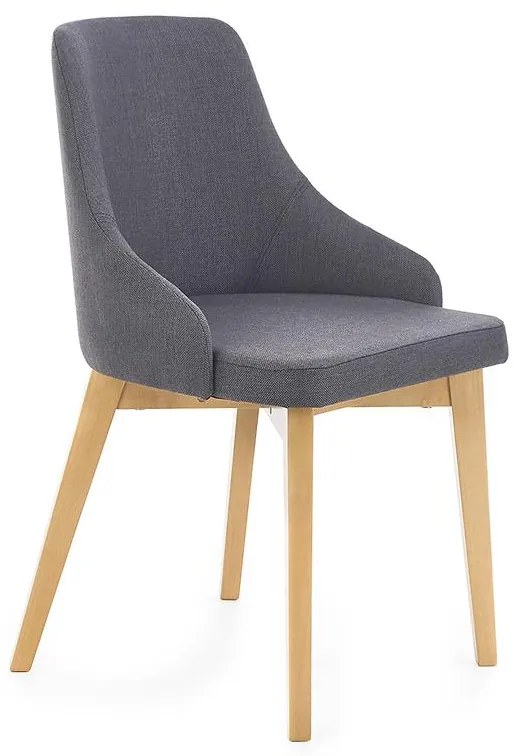 Stolička Toledo drevo/velvet dub/inari 95 51x55x82